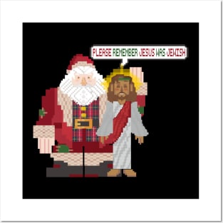 this christmas remember jesus was jewish Posters and Art